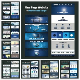 网页元素设计矢量