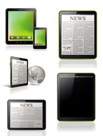 IPAD平板电脑eps,ai矢量模版下载
