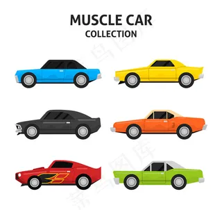 6款彩色肌肉车