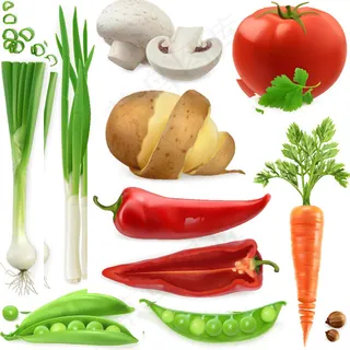 果蔬食品矢量