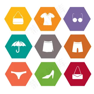 服装与配饰图标,免抠元素