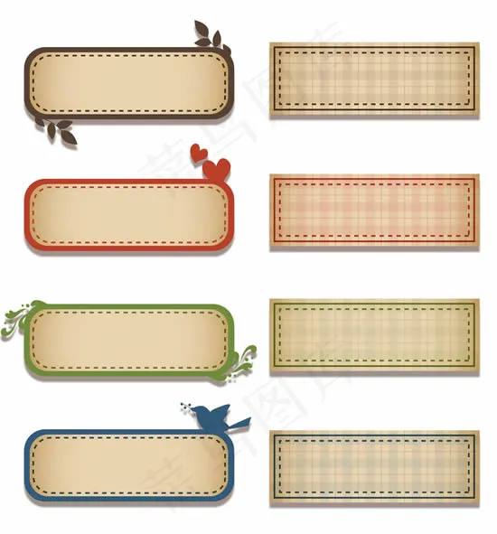 网格剪影装饰ai矢量模版下载