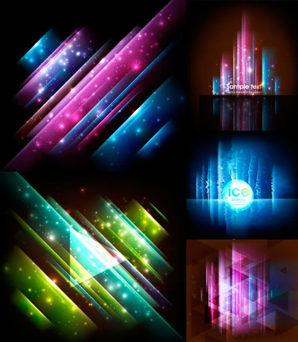 梦幻眩光背景,背景元素eps,ai矢量模版下载