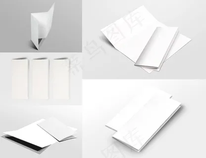 折叠白纸模板