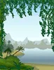 矢量风景背景_80,背景元素ai矢量模版下载