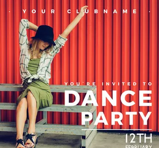 时尚女子舞会海报