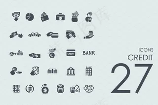 信用卡相关图标,免抠元素