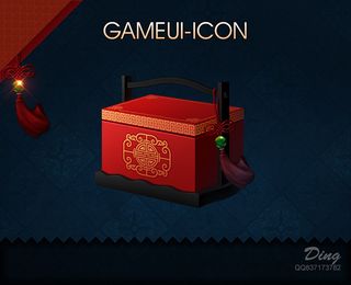 中国风礼盒图标