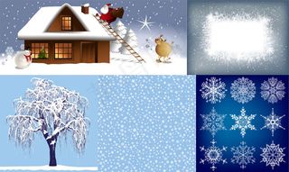 精美冬季背景