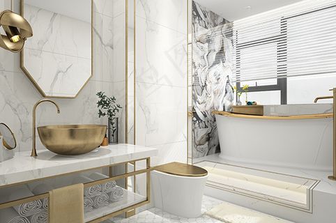 别墅卫生间模型