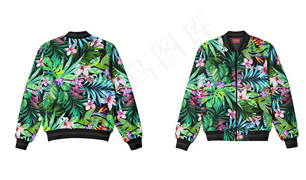 夹克图案样机