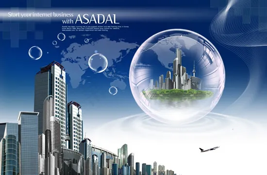 城市*地产psd模版下载