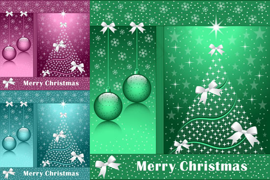 圣诞节贺卡矢量