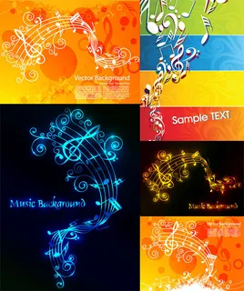 音乐主题矢量