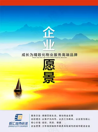 企业愿景文化墙