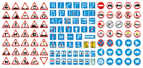 公共交通标识图标