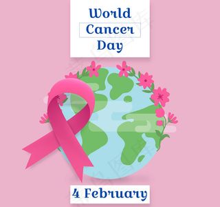世界癌症日丝带