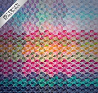 六边形马赛克背景