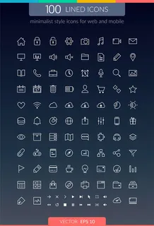 简约图标,免抠元素