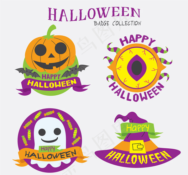 万圣节徽章