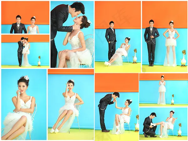 时尚婚纱样片