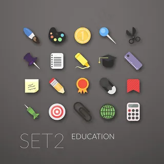 学习工具图标,免抠元素