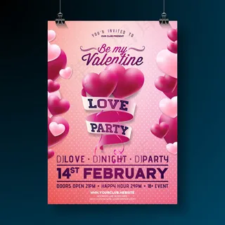 浪漫情人节海报