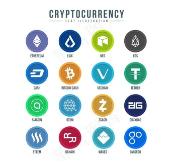 扁平化平面设计图标,免抠元素