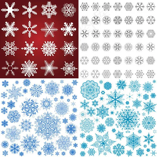 精美雪花纹样