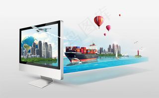 显示器与建筑创意