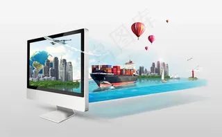 显示器与建筑创意