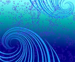 矢量圆点与动感线eps,ai矢量模版下载