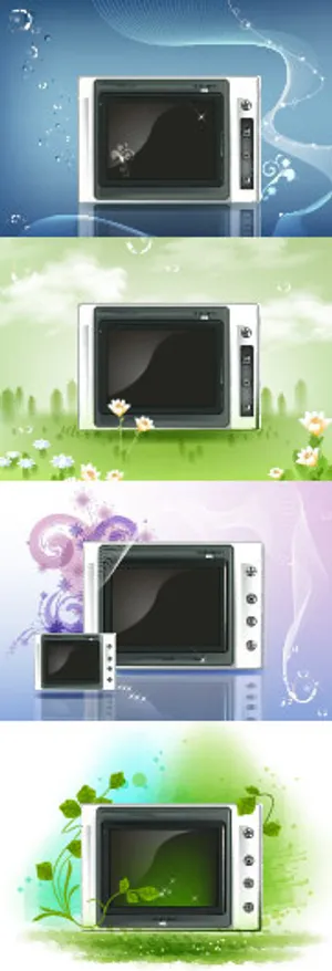 电视屏幕矢量