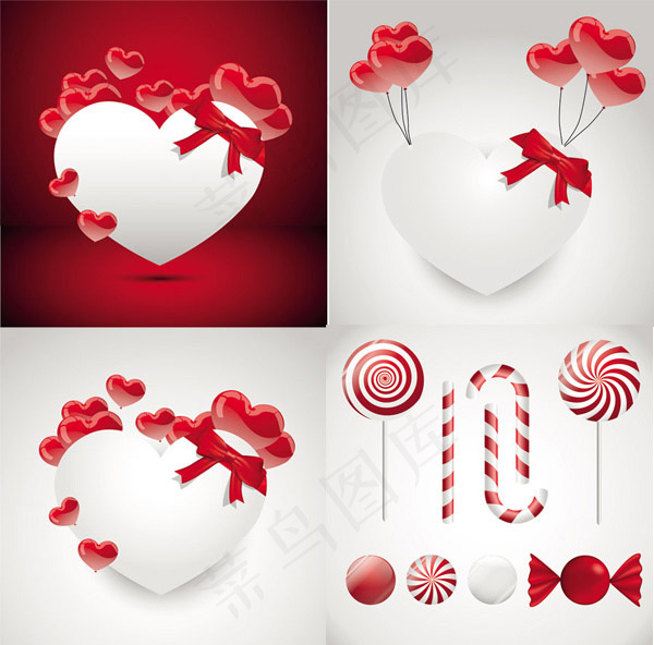 情人节心形糖果