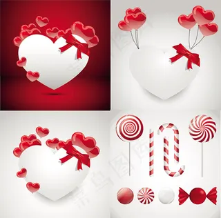 情人节心形糖果