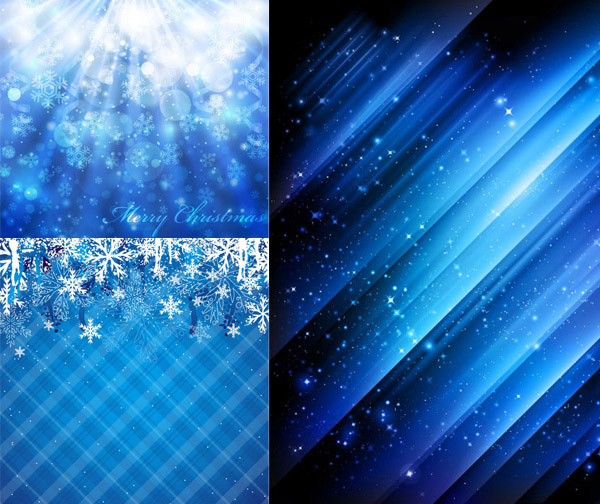 精美雪花背景eps,ai矢量模版下载