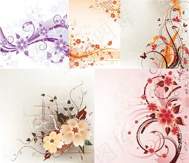 艺术花卉背景 艺术花卉背景