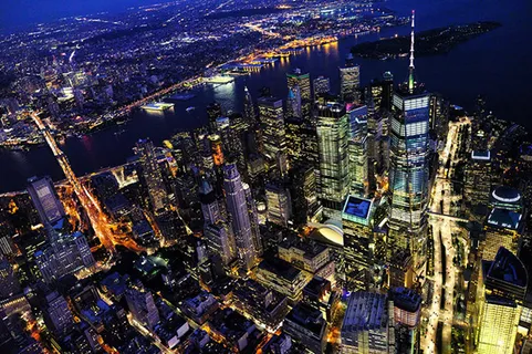 城市建筑夜景图片