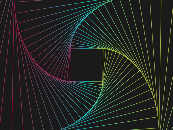 光线几何样式背景