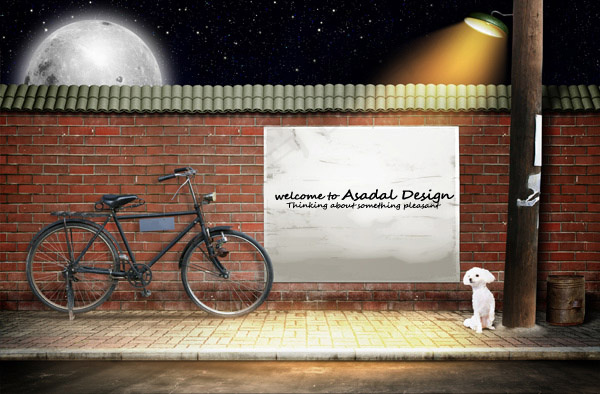 马路边的自行车