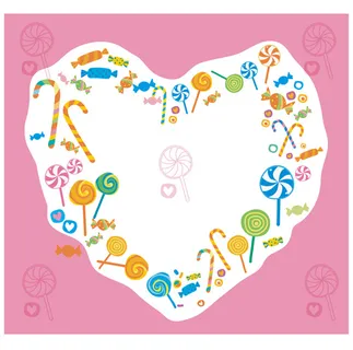 棒棒糖元素边框