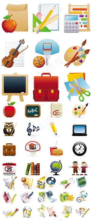 学校有关图标