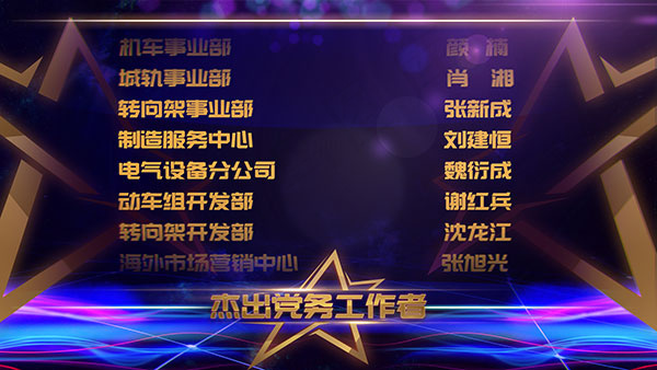 杰出党务工作者