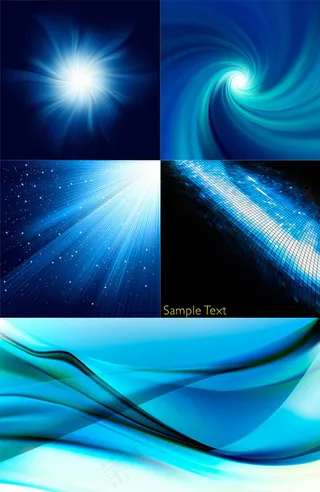 星空炫光背景,背景元素