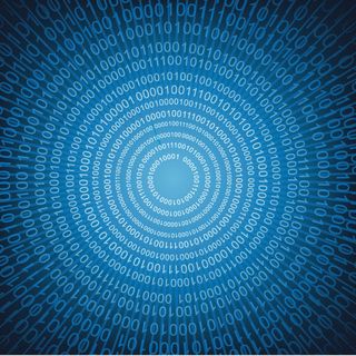 蓝色数字化背景,背景元素