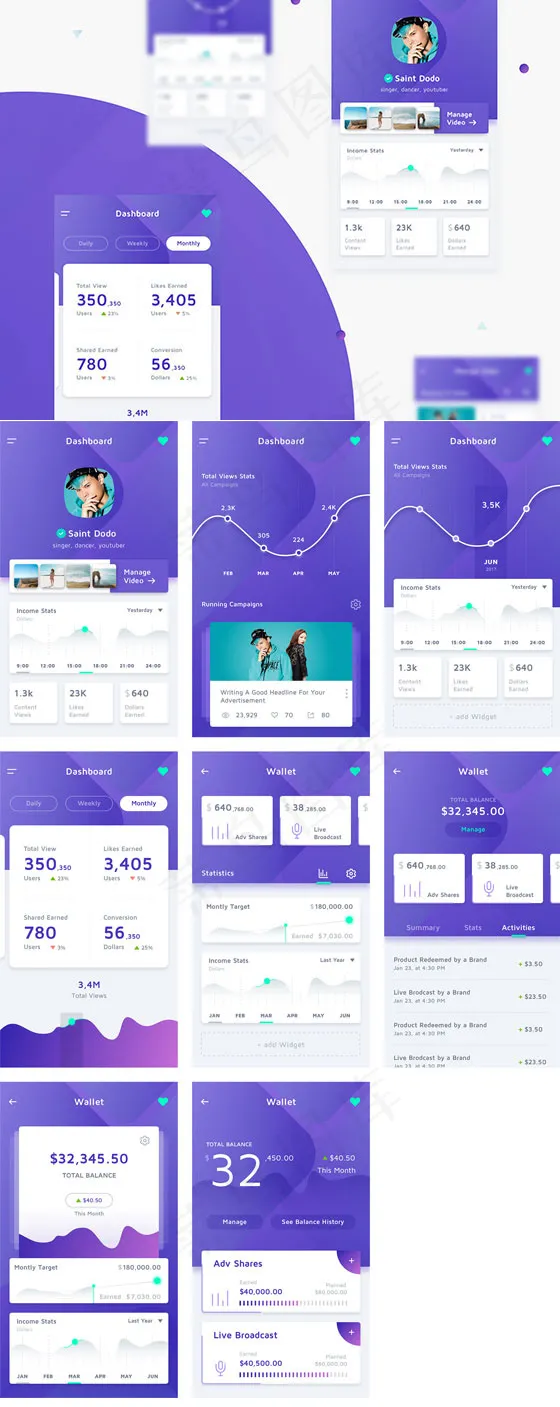 钱包界面APP