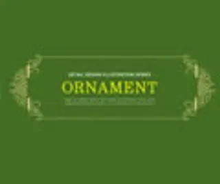 精品矢量花纹边框_4