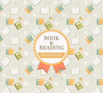 彩色书籍无缝背景