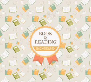 彩色书籍无缝背景