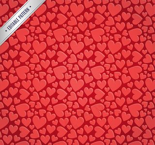 红心无缝背景